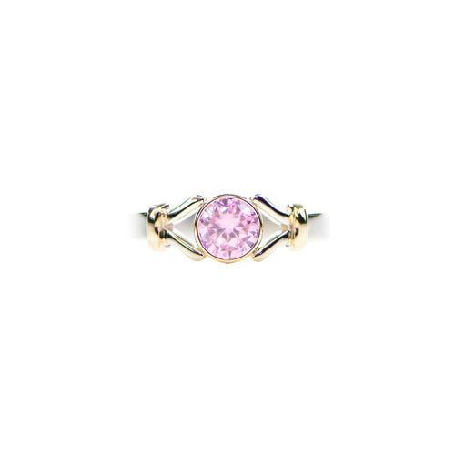 Reframe Ring w/ Pink Gemstone
