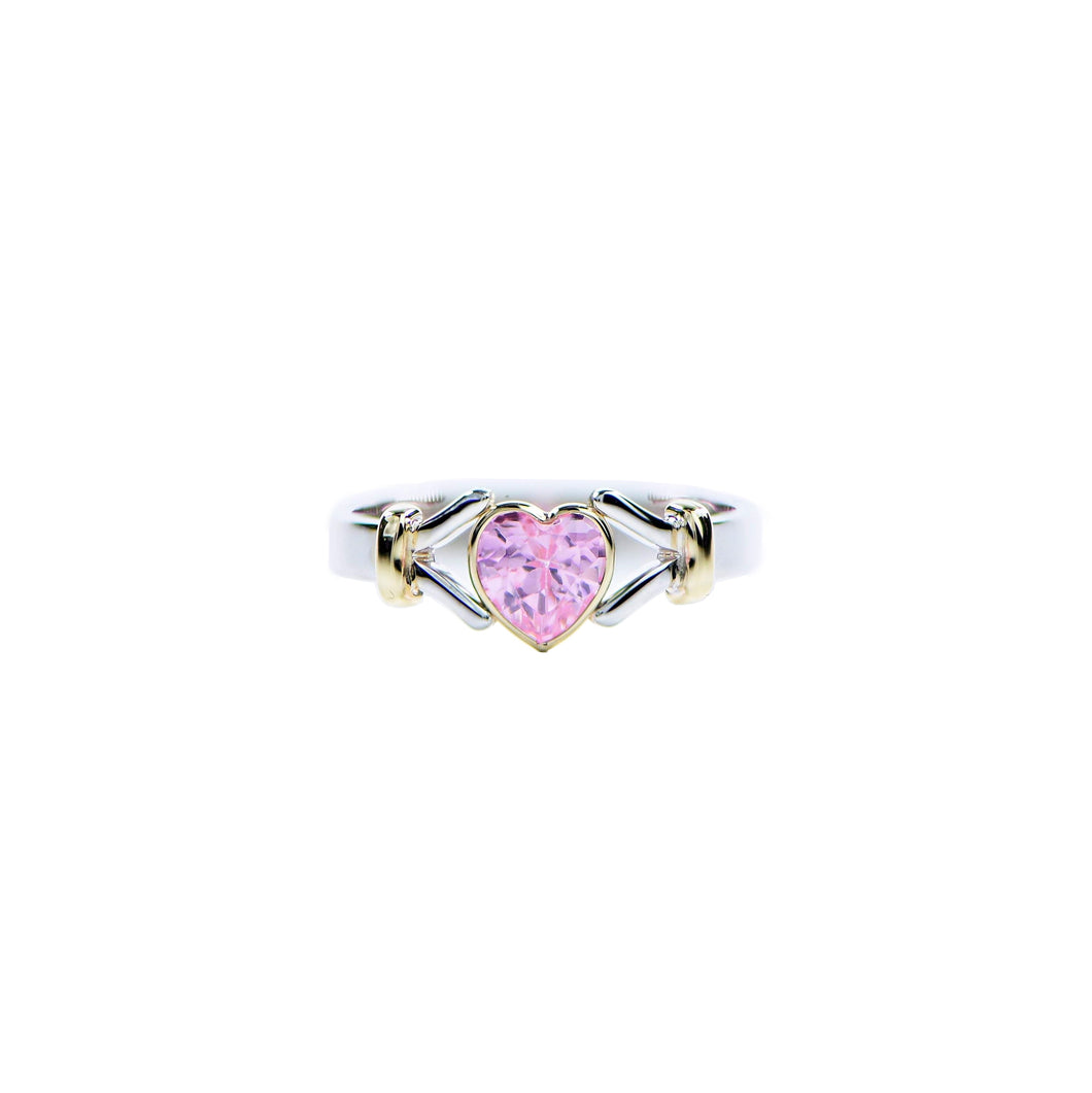 Reframe Ring w/ Pink Heart